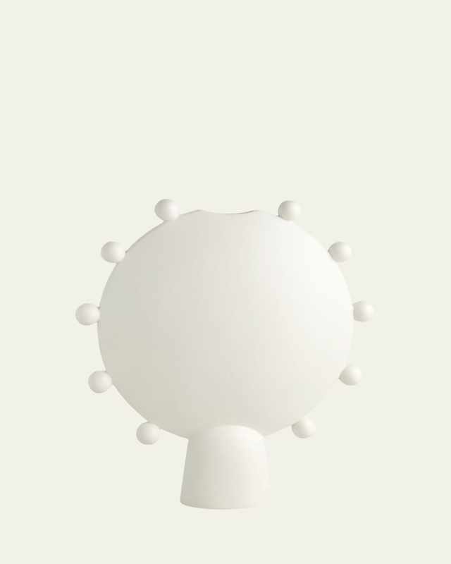 Spheres Collection White Vessel